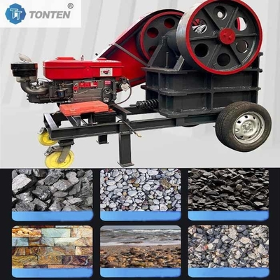 سنگ گرانیت ماشین خردکننده فک دیزل ماشین خردکننده فک PE 250x400