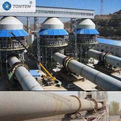 کوره چرخش سیمان سنگ آهک آلومینیوم هیدروکسید کوره چرخش برای کارخانه فولاد