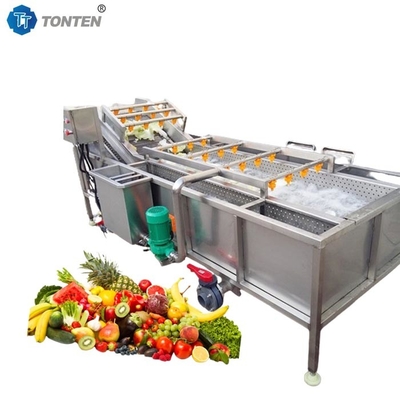 ماشین تمیز کردن مواد غذایی با حباب کاملا اتوماتیک برای شستن میوه ها و سبزیجات