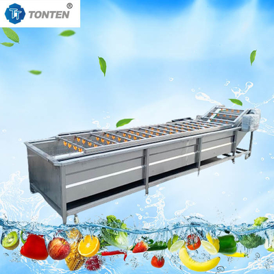 دستگاه تمیز کردن مواد غذایی با حباب هوا برای شستشوی موز و میوه 6kw 380v