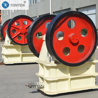 PE600x900 سنگ شکن 100t / h ماشین شکن فک برای سنگ سنگ