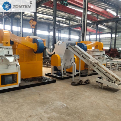 کابل های مس Granulator ماشین سیم پوشش مس ردیابی نوار