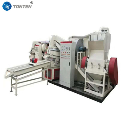 کابل های پوشش داده شده قطب گرانولاتور ماشین خط بازیافت سیم مس
