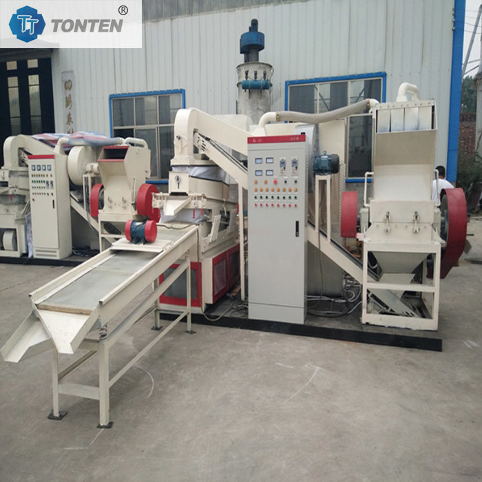 کابل های مس Granulator ماشین سیم پوشش مس ردیابی نوار