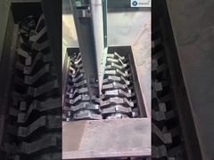 خردکننده لباس لاستیک ضایعاتی آشغال پلاستیکی شفت دوتایی